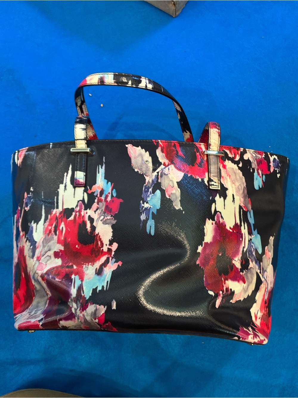 Kate Spade Cedar Street Blurry Floral Harmony Tote Bag